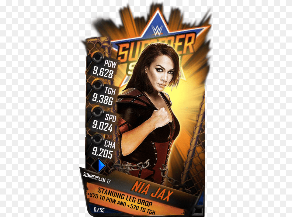 Wwe Supercard Finn Balor, Adult, Advertisement, Female, Person Free Transparent Png