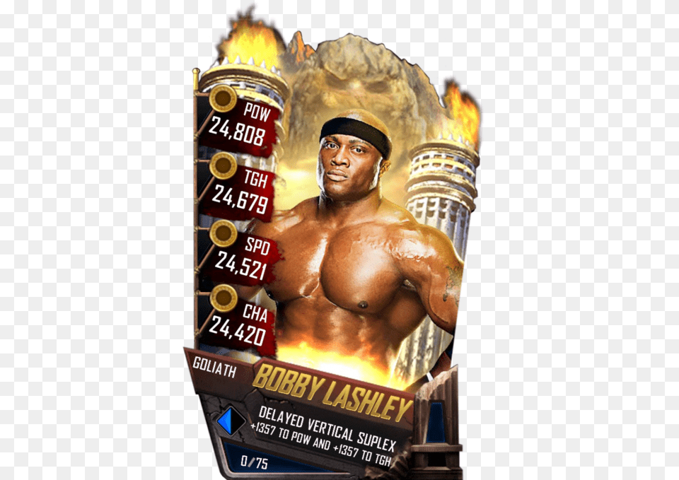 Wwe Supercard Goliath Tier, Advertisement, Poster, Adult, Male Free Png