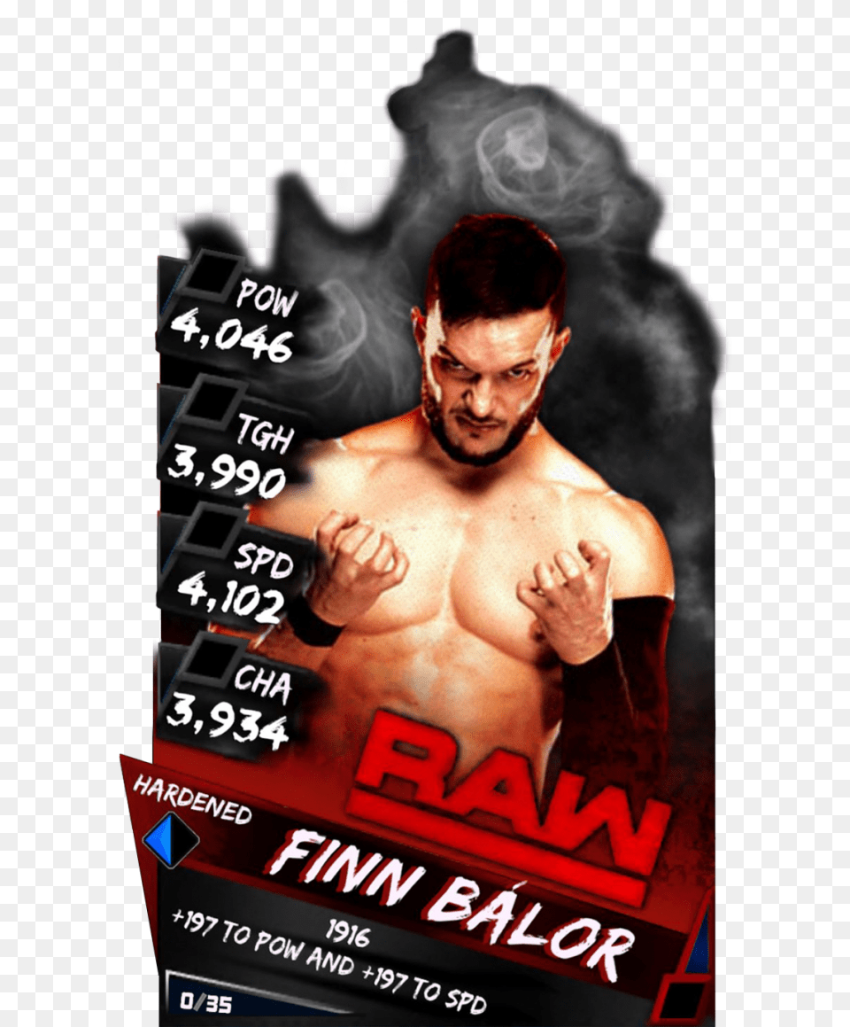 Wwe Supercard Hardened Cards, Poster, Advertisement, Person, Man Free Transparent Png