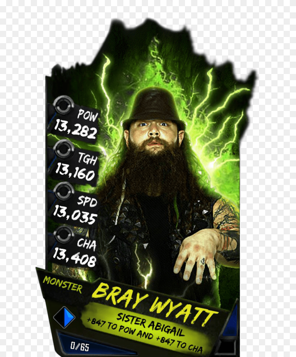 Wwe Supercard Monster Cards, Advertisement, Poster, Face, Head Png Image