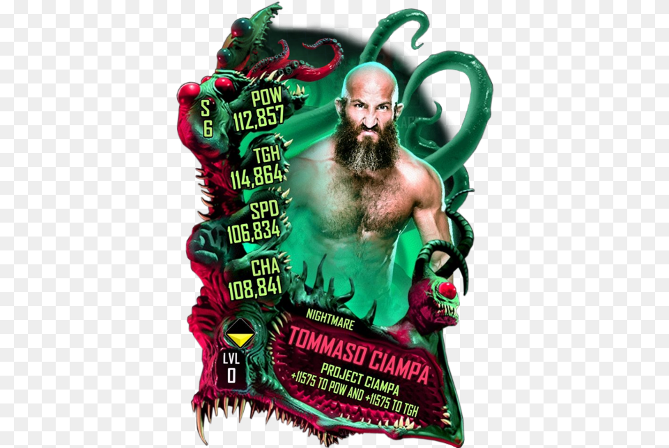 Wwe Supercard Nightmare Tier, Advertisement, Adult, Male, Man Free Transparent Png