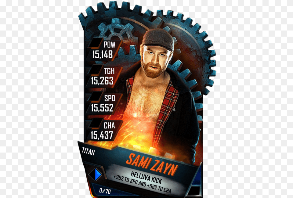 Wwe Supercard Roman Reigns, Advertisement, Poster, Adult, Male Free Transparent Png