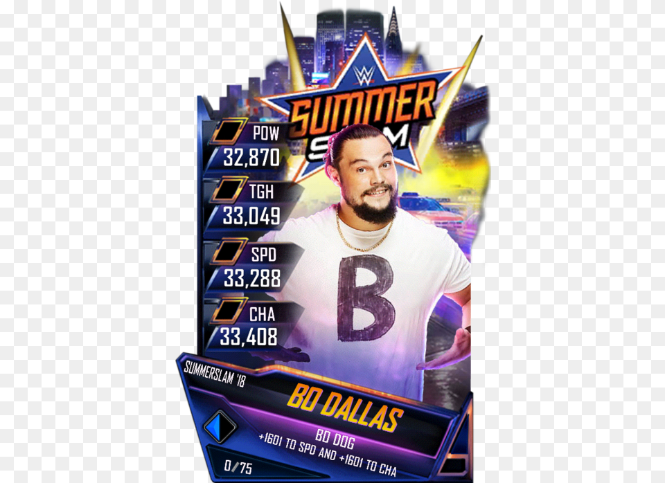 Wwe Supercard Summerslam 18 Cards, Adult, Male, Man, Person Free Transparent Png