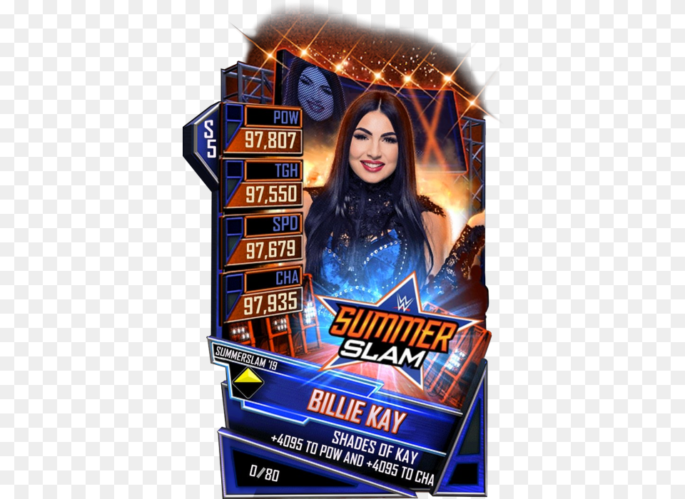 Wwe Supercard Summerslam, Adult, Poster, Person, Woman Free Png