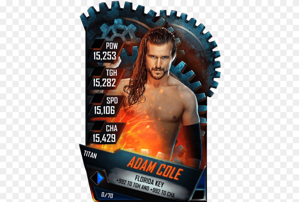 Wwe Supercard Titan Cards, Advertisement, Poster, Person Free Png