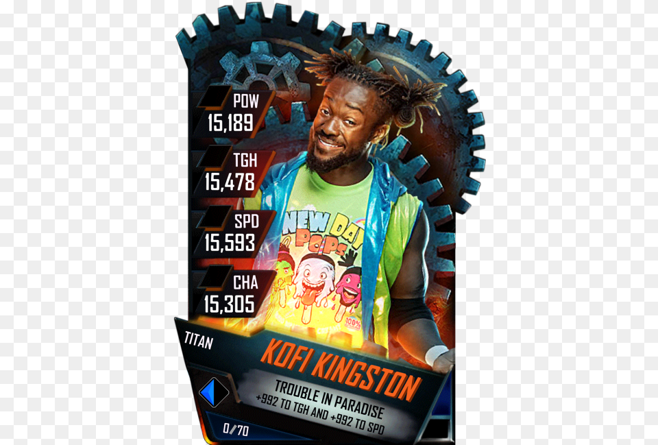 Wwe Supercard Titan Cards, Advertisement, Poster, Child, Female Free Transparent Png
