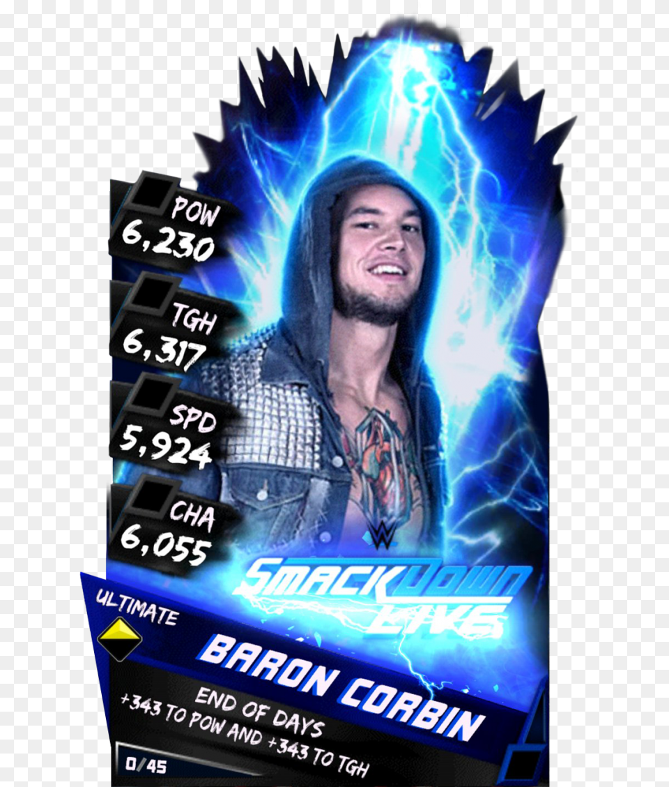 Wwe Supercard Ultimate Cards, Advertisement, Poster, Adult, Face Png Image