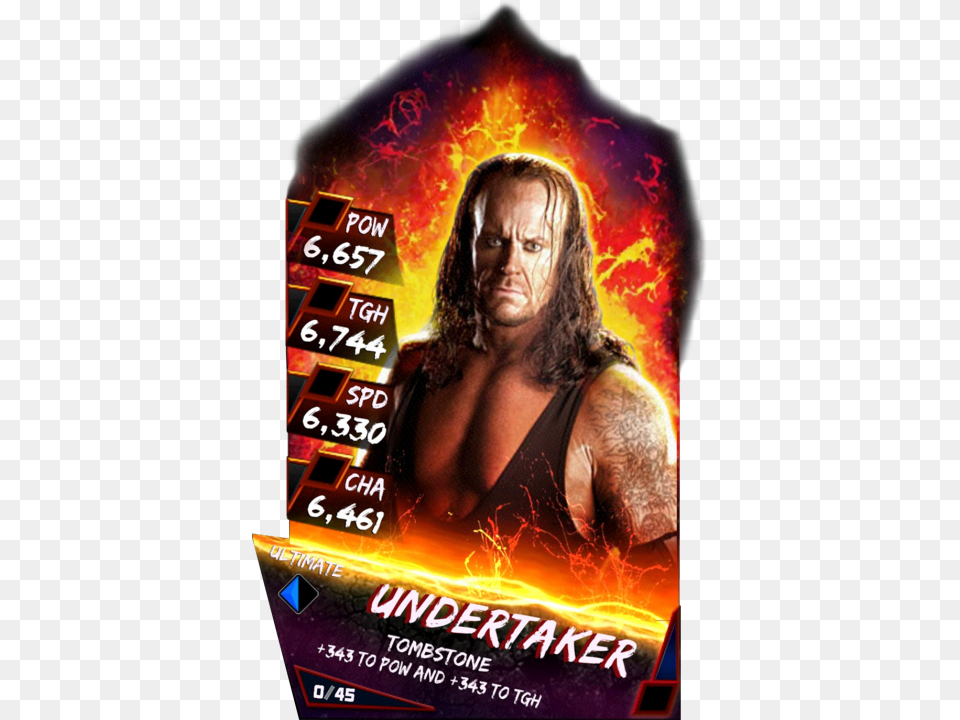 Wwe Supercard Undertaker Wrestlemania, Advertisement, Poster, Adult, Female Png