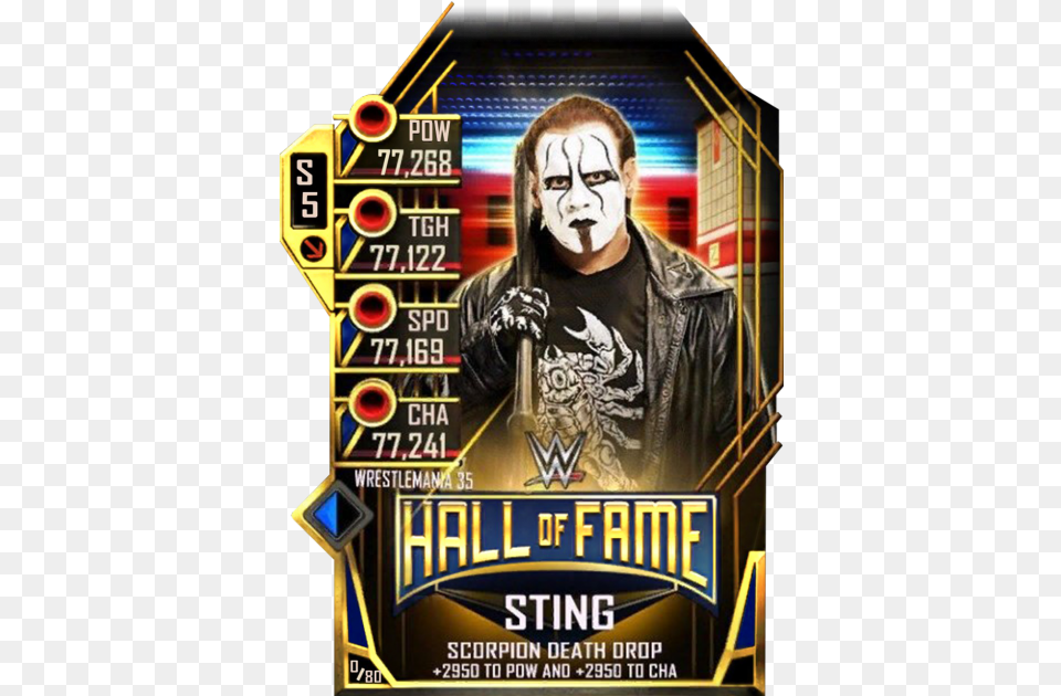 Wwe Supercard Wm35 Cards, Advertisement, Poster, Adult, Male Free Transparent Png