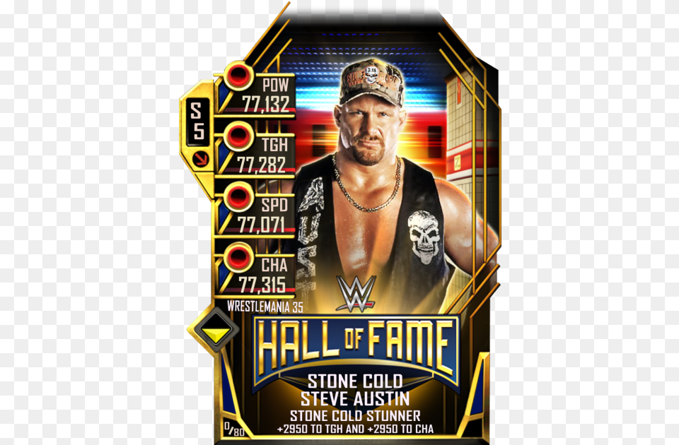 Wwe Supercard Wm35 Cards, Advertisement, Poster, Man, Adult Png Image