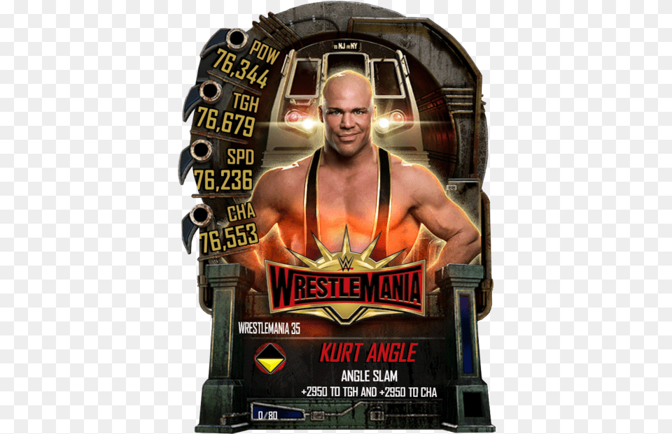 Wwe Supercard Wrestlemania, Advertisement, Poster, Adult, Male Png