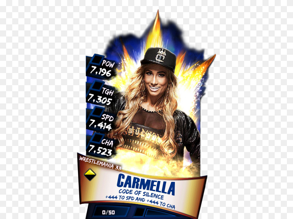 Wwe Supercard Wrestlemania, Advertisement, Poster, Adult, Female Free Transparent Png