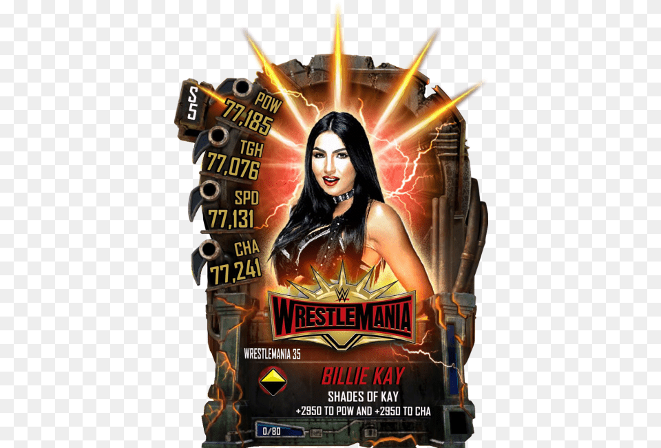 Wwe Supercard Wrestlemania 35 Fusion, Advertisement, Poster, Adult, Female Free Png Download