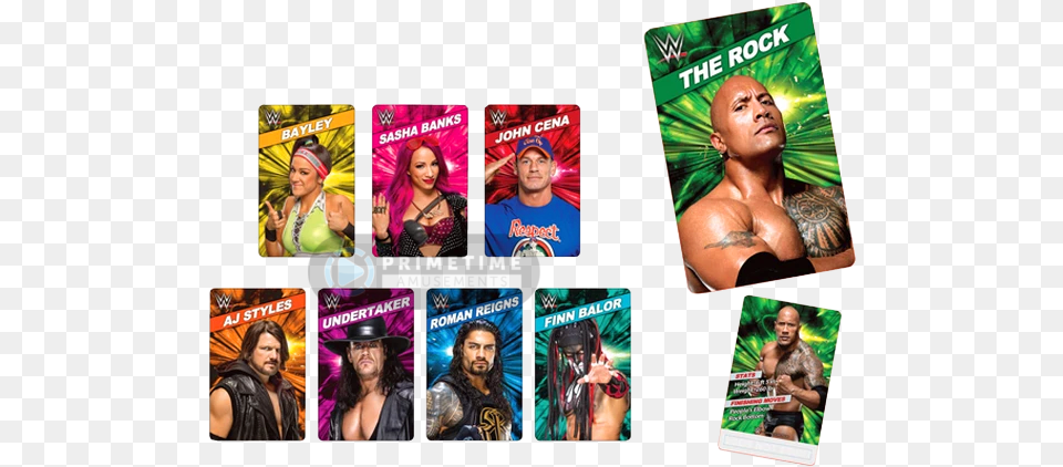 Wwe Superstar Rumble Card Set Wwe Superstar Rumble Andamiro, Woman, Person, Female, Publication Png Image
