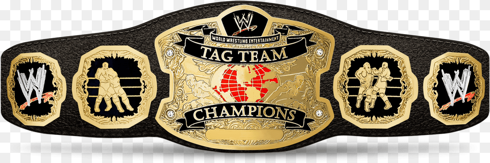 Wwe Tag Team Championship Tag Team Champions Belt, Accessories, Buckle, Person, Logo Free Png