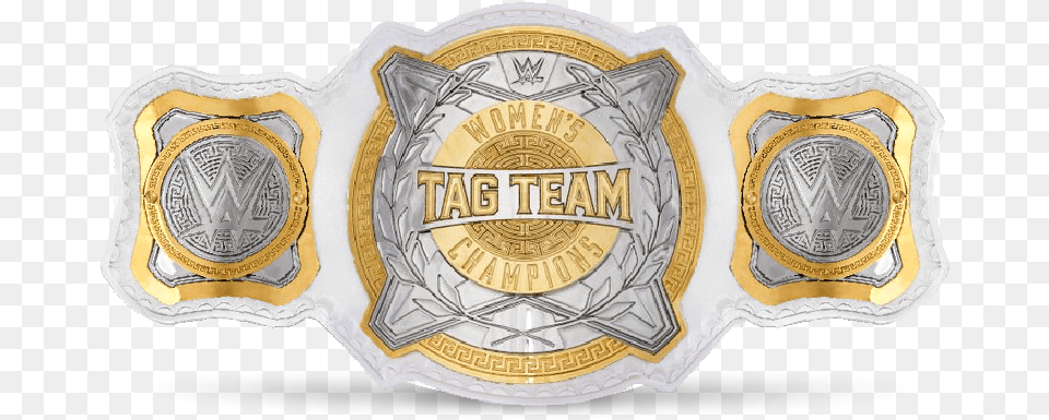Wwe Tag Team Championship Womens Tag Team Championship, Accessories, Logo, Buckle, Badge Free Png Download
