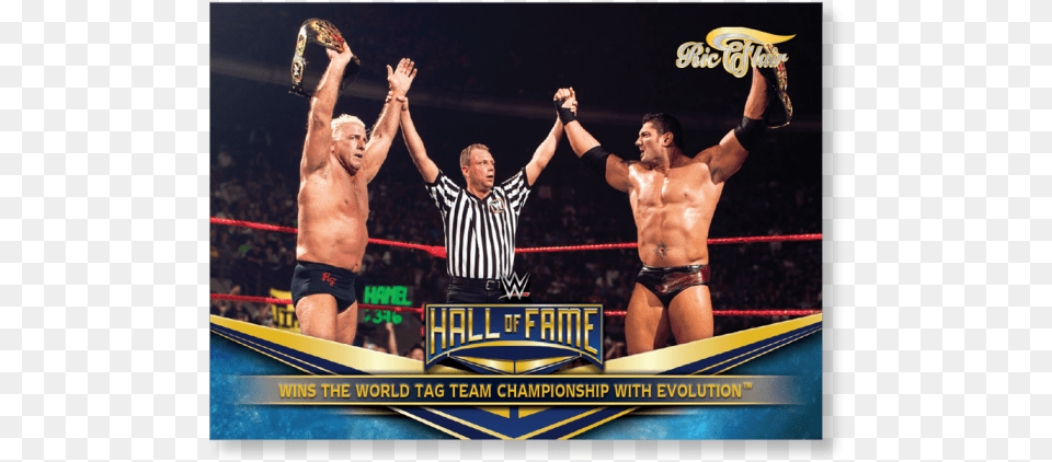 Wwe Tag Team Championship World Tag Team Champions Evolution, Adult, Person, Man, Male Free Png