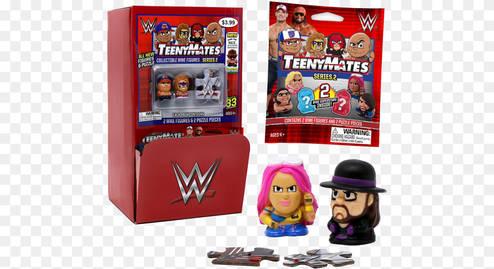 Wwe Teenymates Series, Toy, Doll, Person, Man Png