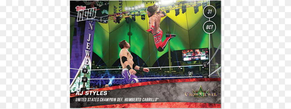 Wwe Topps Now Card, Person Free Png Download