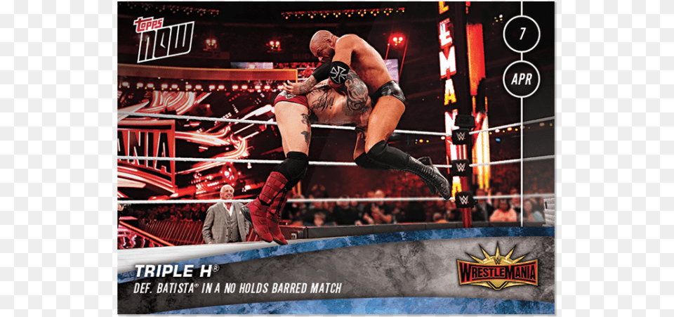 Wwe Topps Now Card Magento, Adult, Male, Man, Person Png