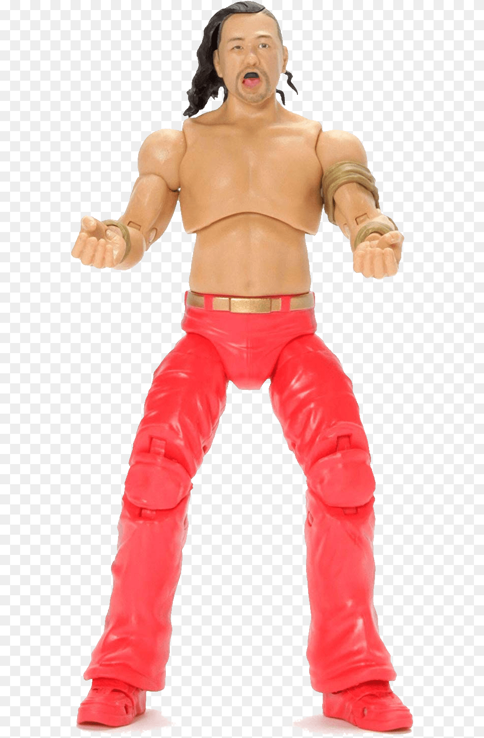 Wwe Ultimate Edition Shinsuke Nakamura Figure, Person, Face, Head, Clothing Free Transparent Png