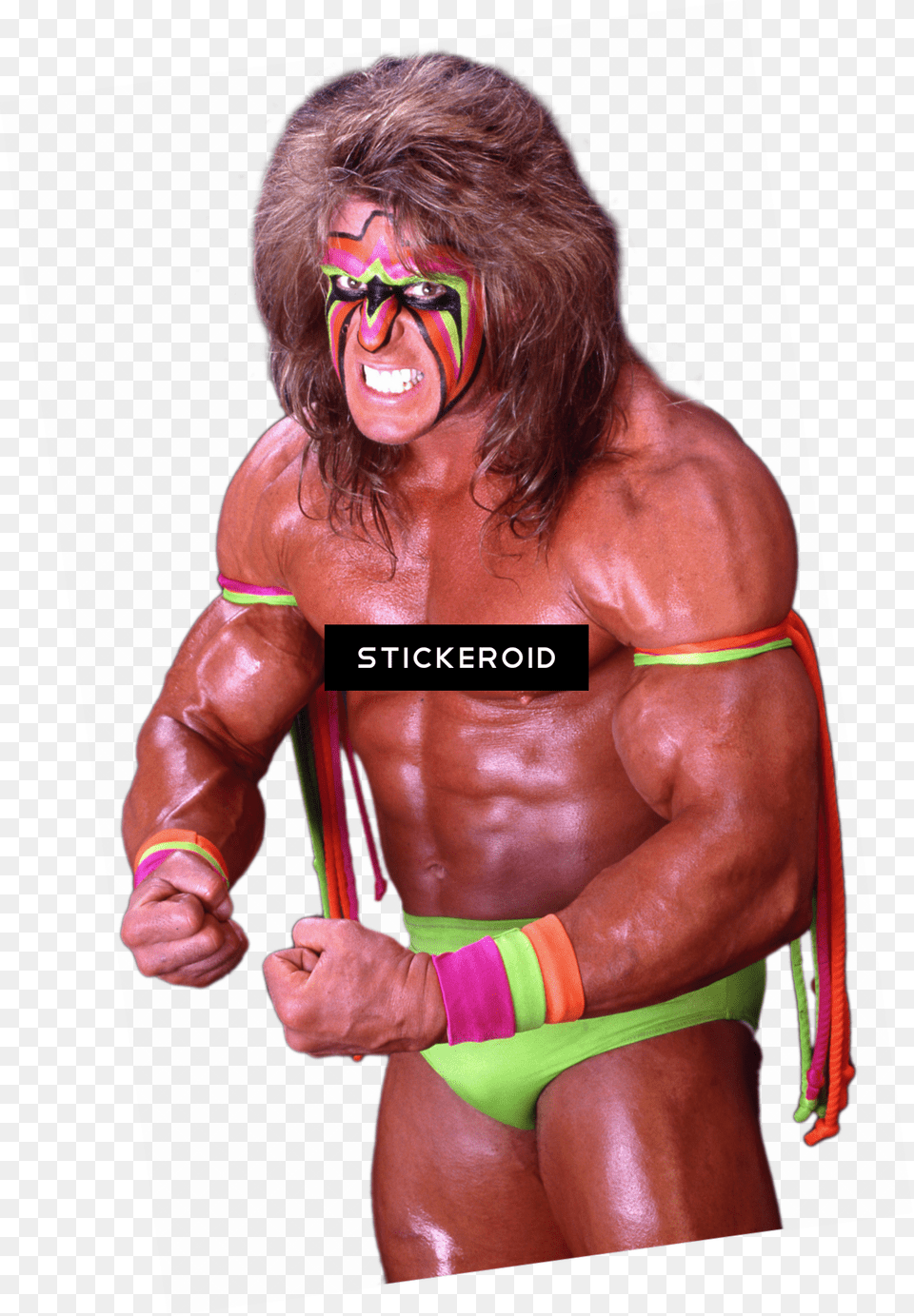 Wwe Ultimate Warrior, Adult, Person, Man, Male Free Png Download
