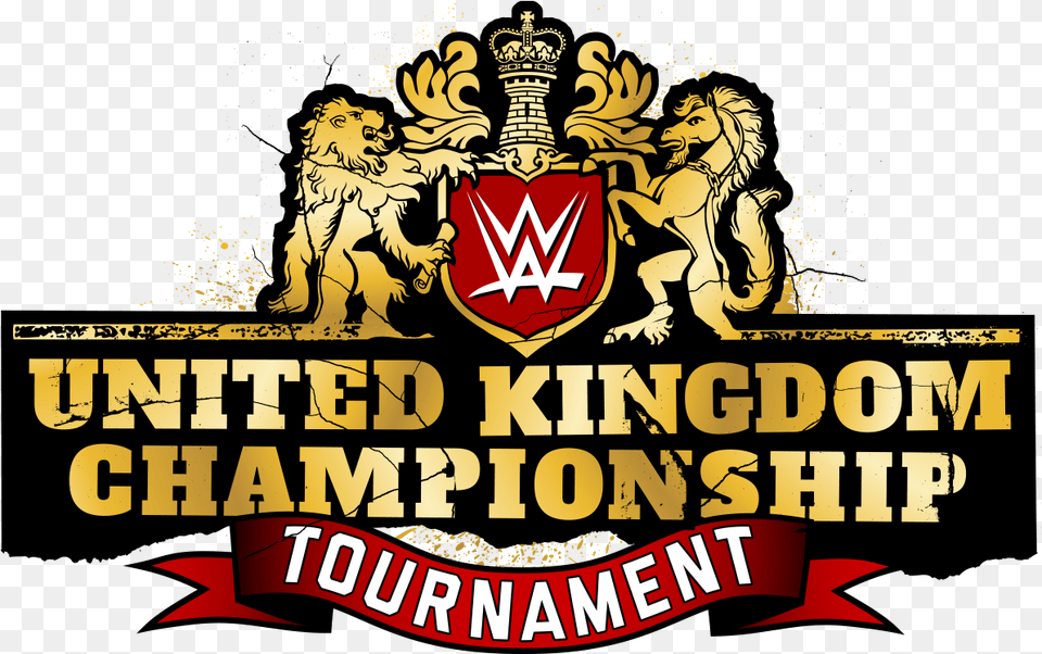 Wwe United Kingdom Championship Tournament, Emblem, Symbol, Logo, Person Free Transparent Png