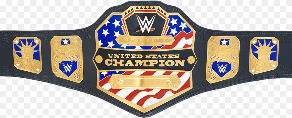 Wwe United States Championship Wwe Belt United States, Badge, Logo, Symbol, Accessories Png