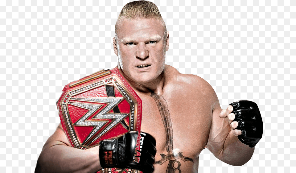 Wwe Universal Champion Wwe Universal Championship 2017 Brock Lesnar, Adult, Male, Man, Person Free Png Download