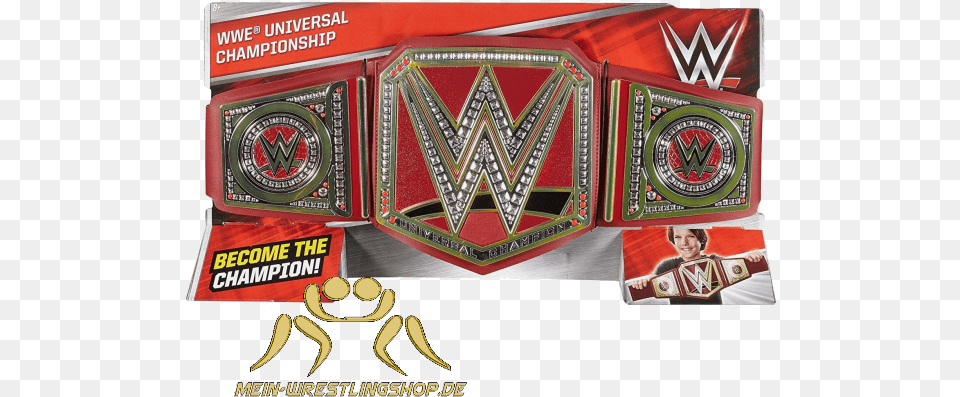 Wwe Universal Championship Mattel, Accessories, Person, Logo Png