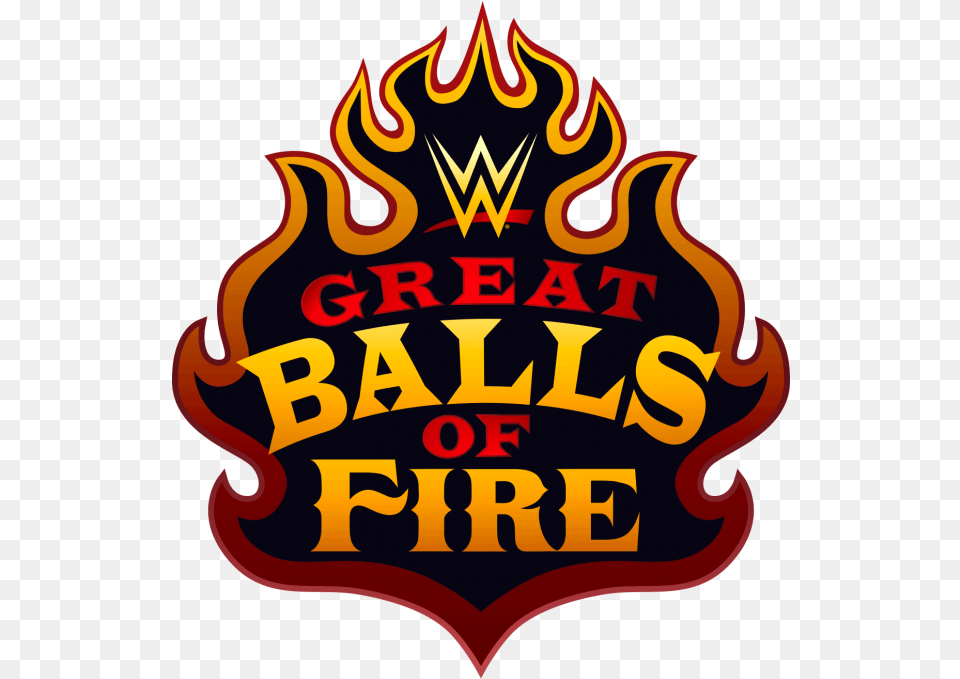 Wwe Updates Great Balls Of Fire Logo Photo Wwe Home Video, Badge, Symbol, Dynamite, Weapon Free Png