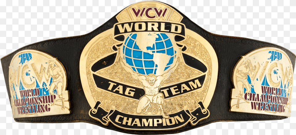 Wwe Wcw Logo, Accessories, Buckle, Belt, Person Png