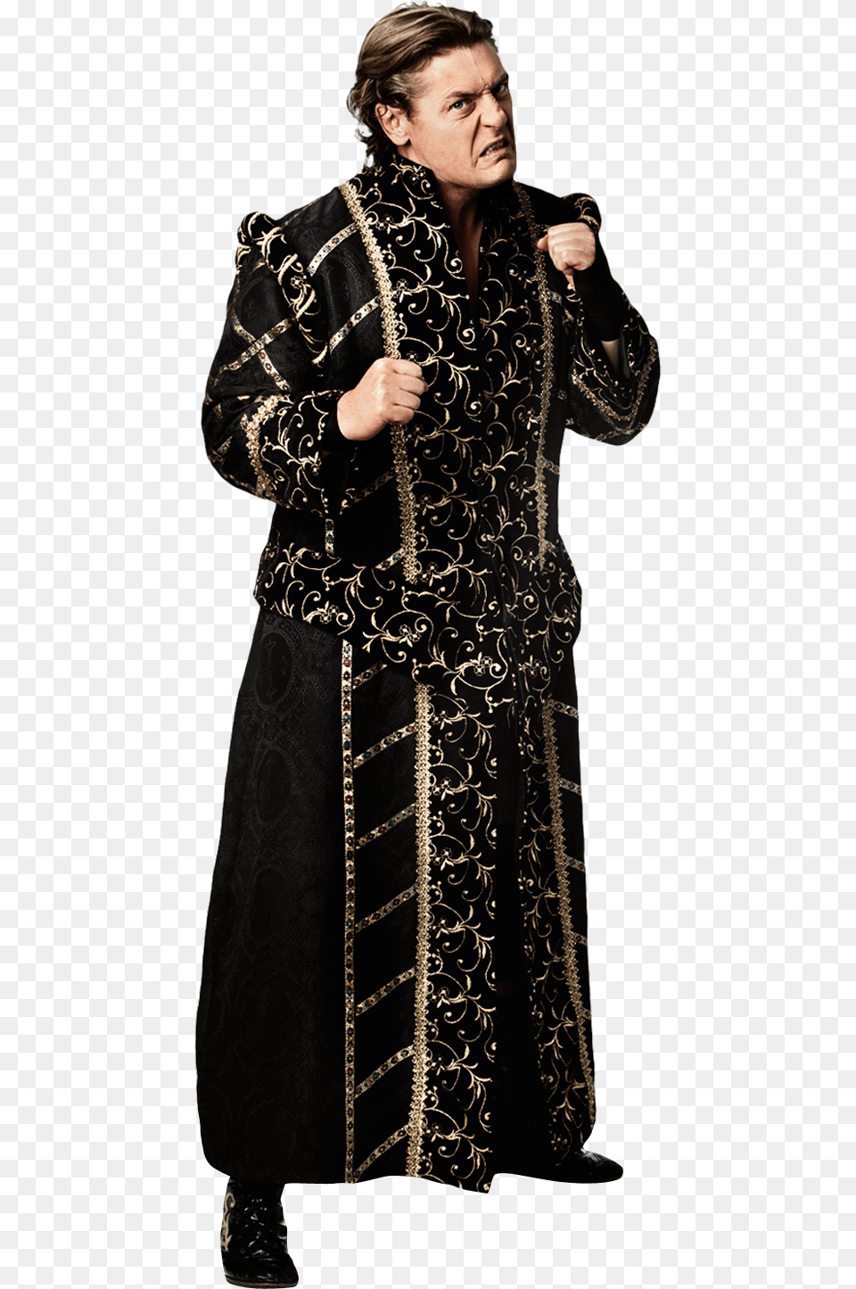 Wwe William Regal, Clothing, Coat, Dress, Sleeve Free Png Download