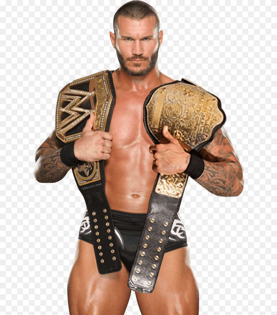 Wwe World Heavyweight Champion Randy Orton Randy Orton Undisputed Champion, Accessories, Belt, Adult, Person Png