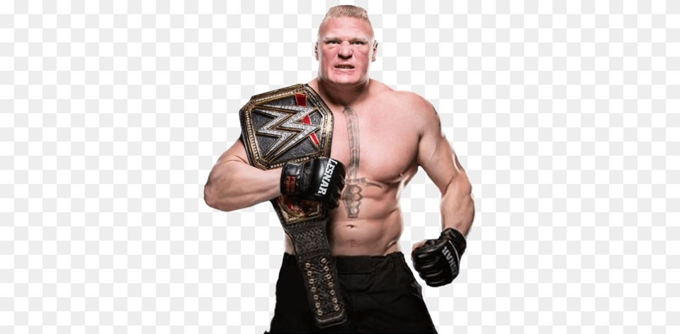 Wwe World Heavyweight Championship Brock Lesnar Brock Lesnar Wwe Champion, Clothing, Glove, Adult, Male Png