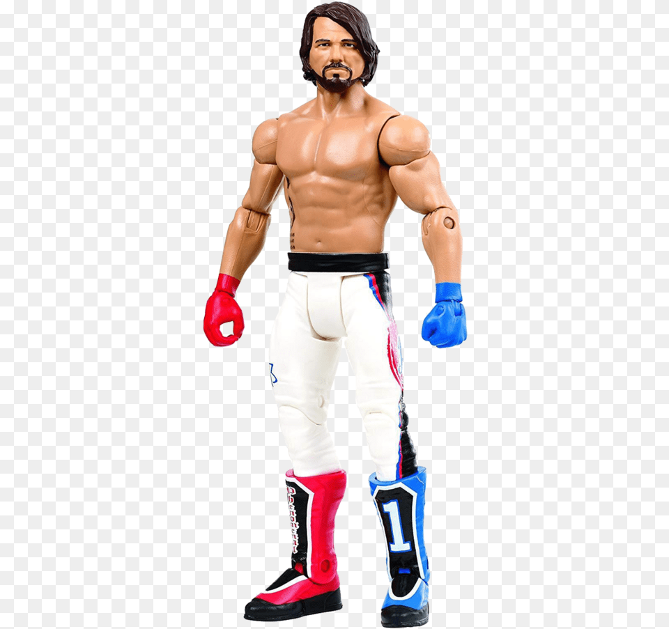 Wwe Wrestle Mania Aj Styles Wrestling Action Figure Mattel Wrestlemania, Adult, Male, Man, Person Free Transparent Png