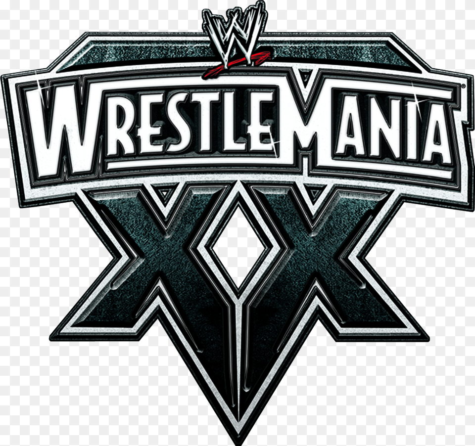 Wwe Wrestlemania 24 Logo Download Wwe Wrestlemania Xx Logo, Emblem, Symbol, Mailbox Free Transparent Png