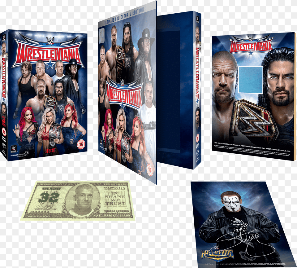 Wwe Wrestlemania Dvd Collectors Edition Free Transparent Png