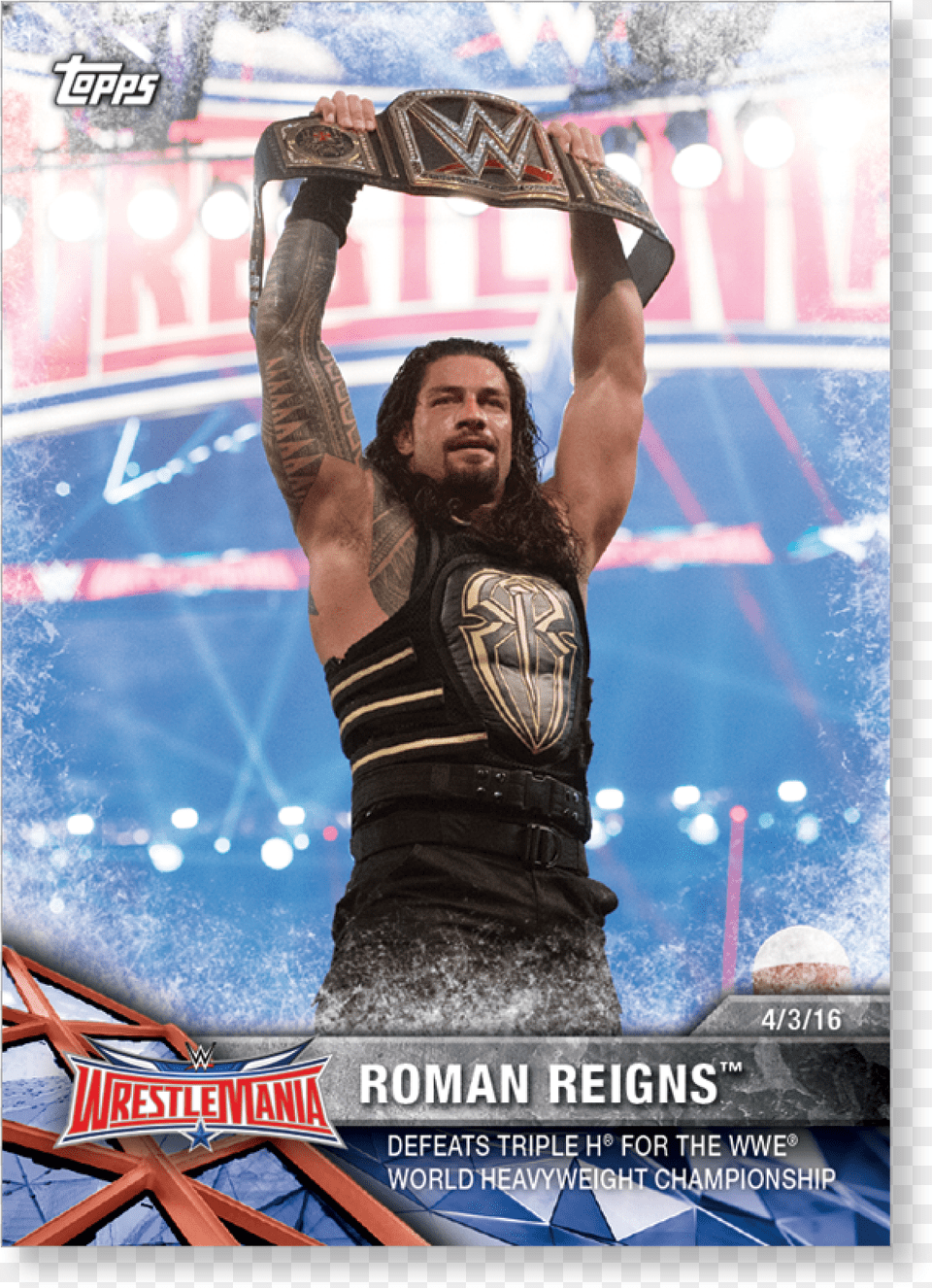 Wwe Wrestlemania Roman Reigns 2017, Person, Concert, Crowd, Adult Png Image