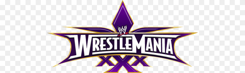 Wwe Wrestlemania Xxx Logo, Purple, Emblem, Symbol Png