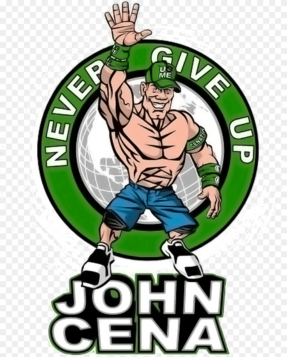 Wwe Wrestling Freetoedit Johncena Wwe John Cena Logo, Adult, Person, Man, Male Free Transparent Png
