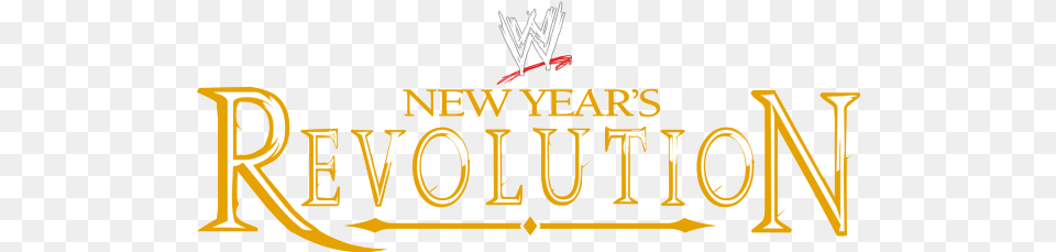 Wwenyr Wwe New Years Revolution, Text, Logo Free Png Download