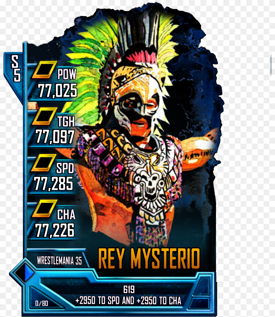 Wwesc S5 Rs Rey Mysterio Wwe Supercard Rey Mysterio, Advertisement, Poster, Adult, Female Png