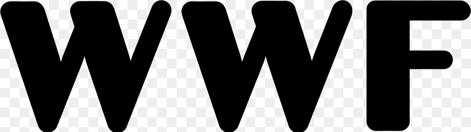 Wwf Logo Wordmark, Gray Png Image