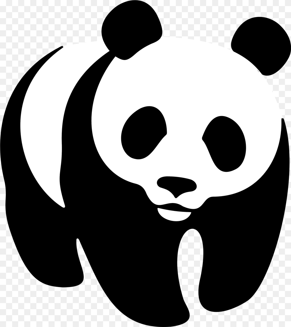 Wwf Panda Picture Logo World Wildlife Fund, Stencil Png