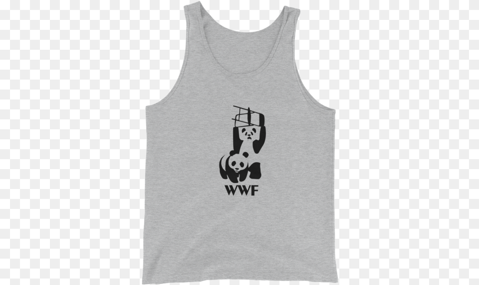 Wwf Unisex Tank Top Active Tank, Clothing, Tank Top, Animal, Bear Free Png Download