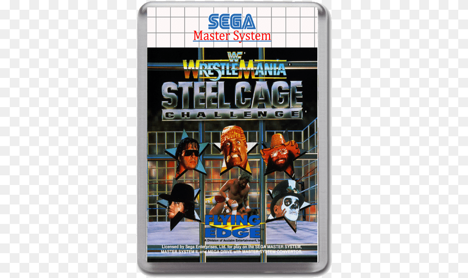 Wwf Wrestlemania Steel Cage Challenge 2 Sega Master Wf Wrestlemania Steel Cage Challenge Sega Master System, Adult, Male, Man, Person Free Png Download