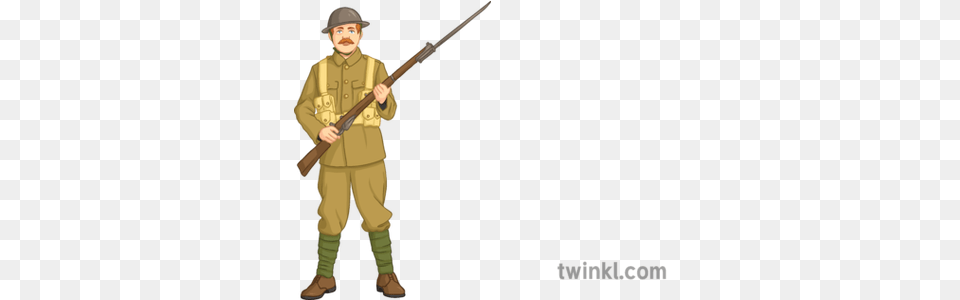 Wwi British Soldier History People Secondary Illustration British Ww1 Soldier, Weapon, Rifle, Firearm, Gun Free Png