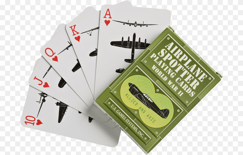 Wwii Airplane Spotter Playing Cards Playing Card, Aircraft, Transportation, Vehicle Png Image