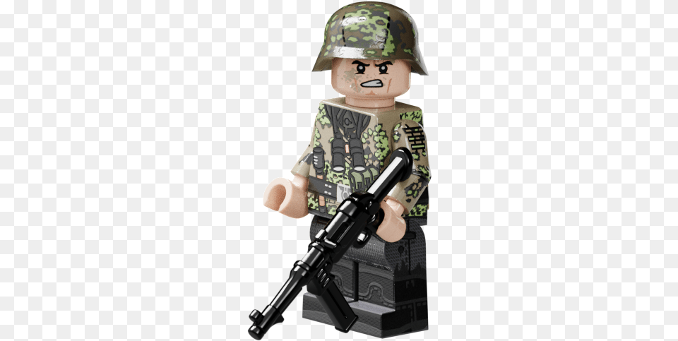 Wwii German Kursk Soldier With Mp40 Lego Ww2, Firearm, Gun, Rifle, Weapon Png